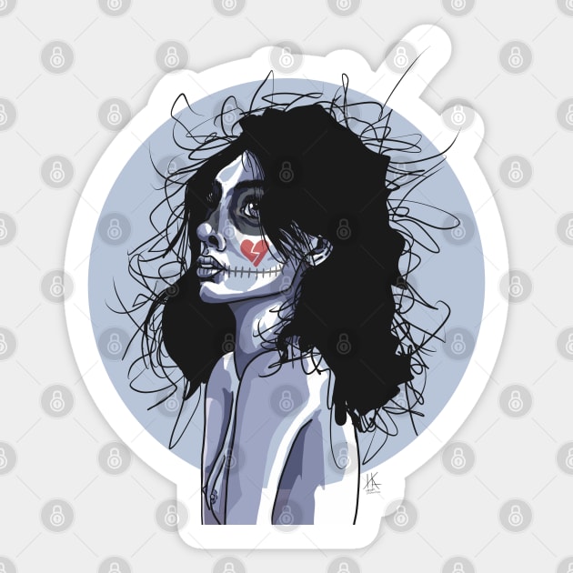 Death And Loneliness Sticker by hebkid